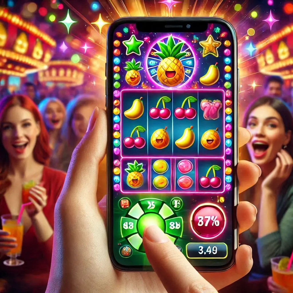 Interface mobile des jeux et compte Myjackpot