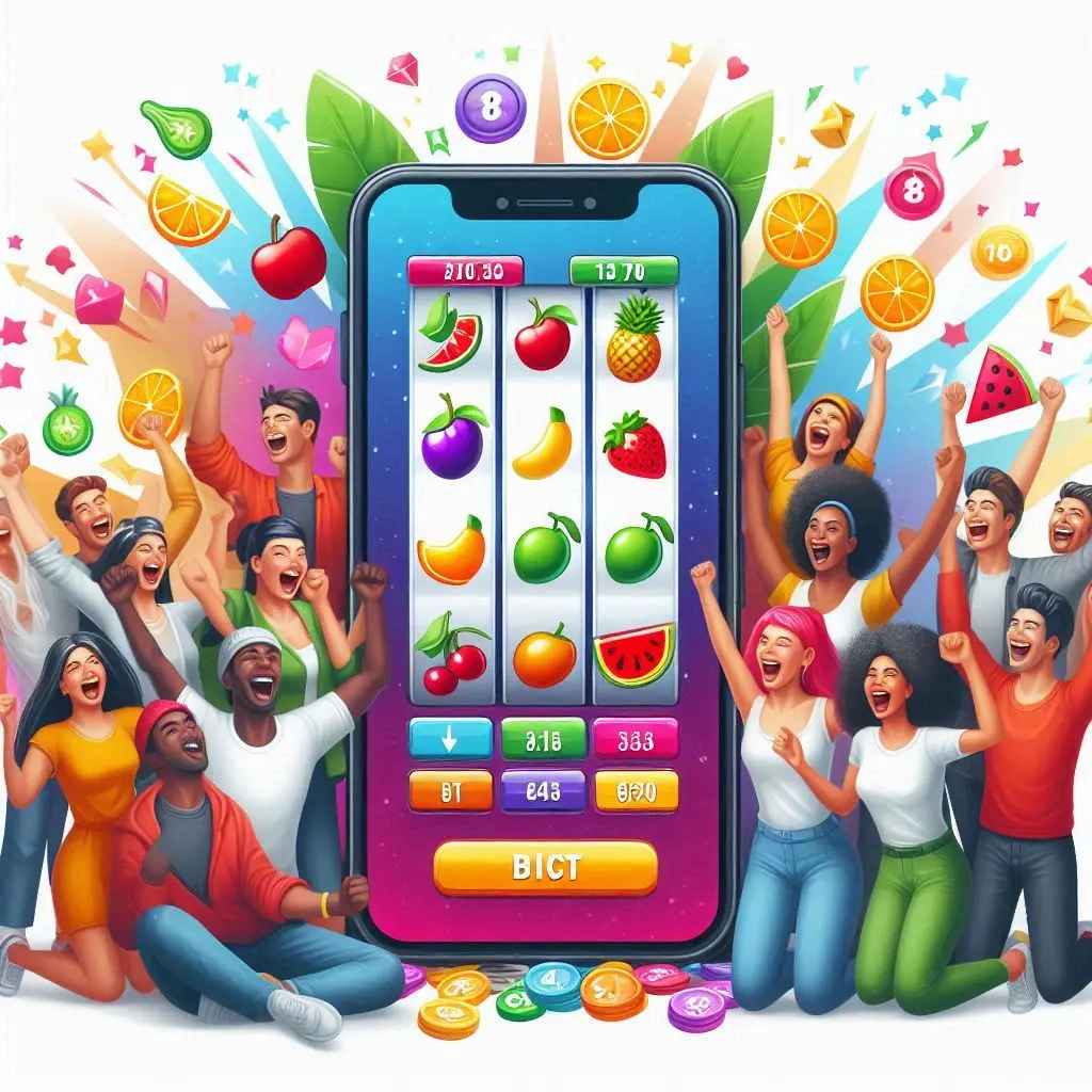 Interface des jeux de casino Myjackpot sur mobile