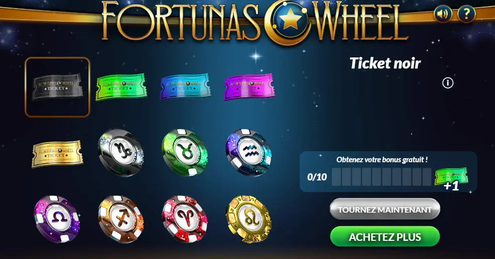 Fortunas Whell CASINO MYJACKPOT