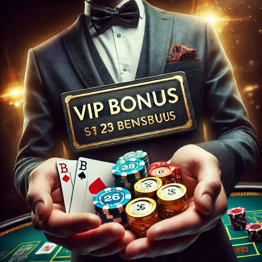 the bonus is in the hands of a person in a casino CASINO MYJACKPOT